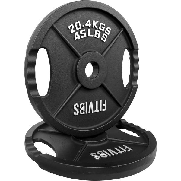 Gietijzeren Halterschijven 50mm - Olympische Gewichtsplaten voor Krachttraining (Per Paar)