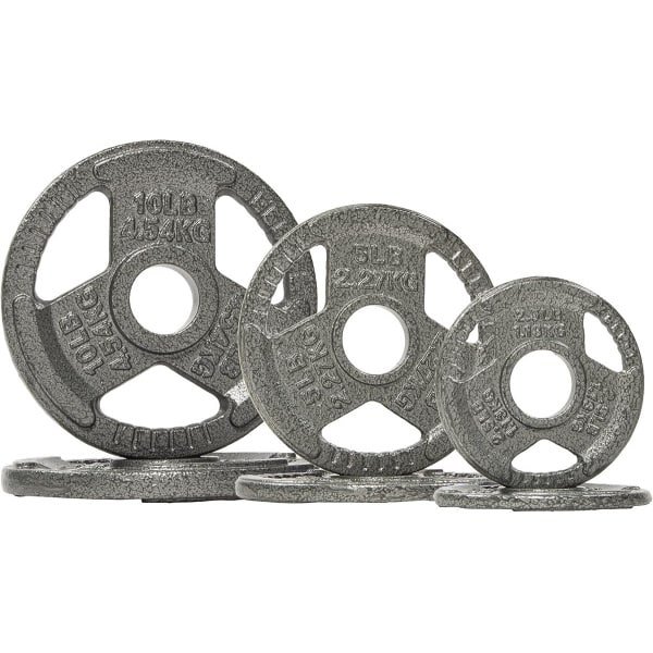 Gietijzeren Halterschijven Olympisch 2 Inch Gewichtheffen Krachttraining Set