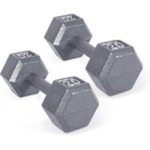 Gietijzeren Hex Halter Set van 9 kg, Paar, Krachttraining Gewicht