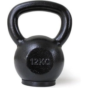 Gietijzeren Kettlebell 12 kg - Ideaal voor Krachttraining, Fitness en CrossFit