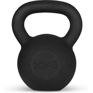 Gietijzeren Kettlebell 20 kg Zwart - Krachttraining Gewicht