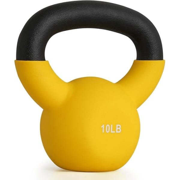 Gietijzeren Kettlebell Neopreen Gecoat voor Krachttraining Thuis