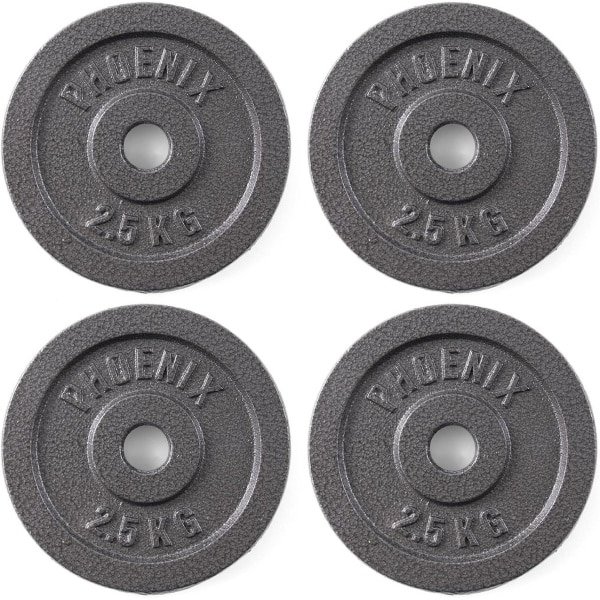 Gietijzeren halterschijven - 3,5 cm vrije halterschijf voor gewichtheffen en krachttraining thuis