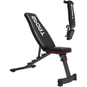 Goodivery - Halterbank voor volledige lichaamstraining - Opvouwbaar - 5 rugleuningen - Krachttraining thuis - Utility - Geschikt voor alle niveaus - Zwart model - Opvouwbare trainingstool - Multifunctionele bank - Black Friday deals 2021