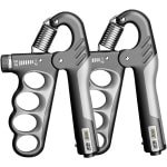 Grip Krachttrainer - Handtrainer Onderarm - Kracht Opbouwen - Verstelbare Weerstand - 5-100 kg - Grijs