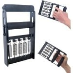 Grip Krachttrainer - Handversterker - Onderarm Training - Verstelbare Weerstand - 25x15x0.1 cm - Zwart
