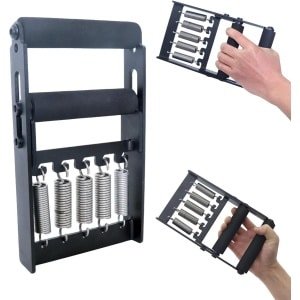 Grip Krachttrainer - Handversterker - Onderarm Training - Verstelbare Weerstand - 25x15x0.1 cm - Zwart