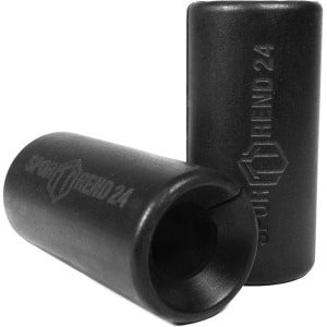 Grip Pads voor Halters 10 cm of 12,7 cm | Grippads Krachttraining Fitness Bodybuilding | Verhoogde Grijpkracht | Geschikt voor 30 mm Stangen | Zwart