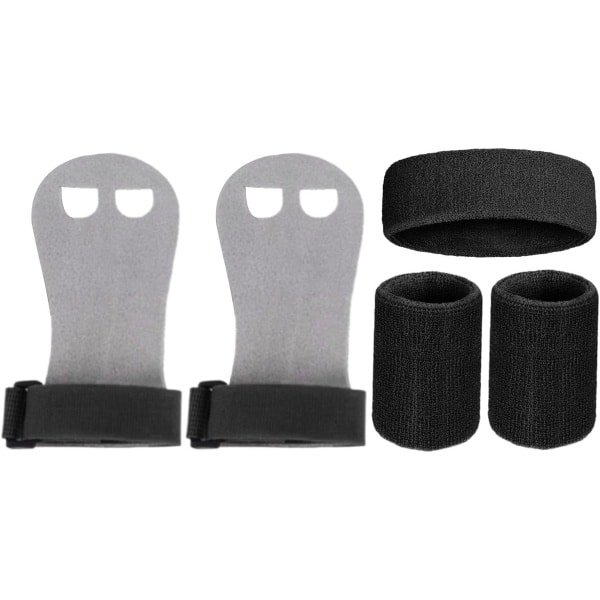 Gymnastiek Handschoenen - Palmbeschermers Rekstok - Krachttraining Gewichtheffen - Antislip Grip Ontwerp - 5.3x3.15x0.39 Inch - Zwart