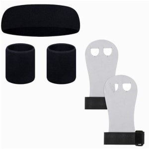 Gymnastiekhandgrepen, Maat M, Handpalmbeschermers voor de gymnastiekstang, Comfortabele sportaccessoires, voor fitnessoefeningen zoals pull-ups, parallelle en ongelijke stangen, Krachttraining voor kinderen, Grip handschoenen,Deadlift-hulpgordel