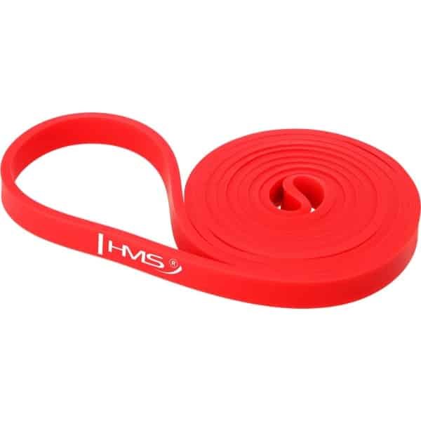 HMS Fitness Weerstandsband GU05 - Rood - Elastische Fitnessband voor Krachttraining, Revalidatie en Warming-up