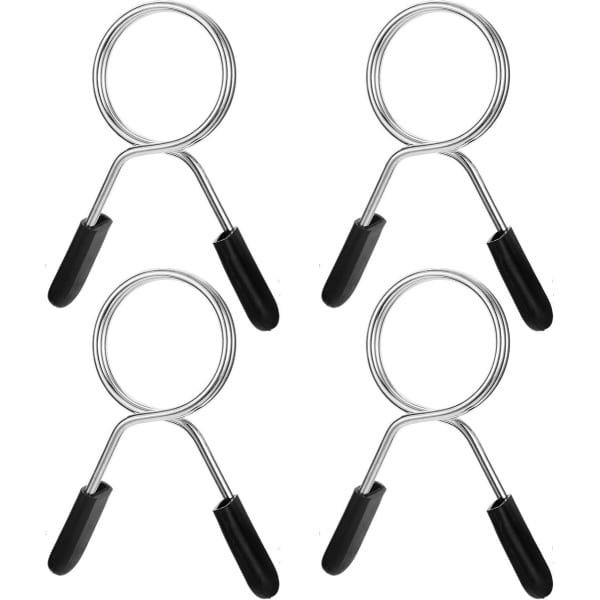 Halterklemmen 2 Inch - 4 Stuks - Veervergrendeling voor Krachttraining - Fitness Accessoires