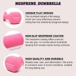 Halters Set Neopreen (2 stuks) - Fitness Gewicht voor Krachttraining, Yoga en Pilates