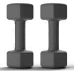 Halters Set Rubber Gecoat Zeshoekig voor Krachttraining Fitness Huis en Gym
