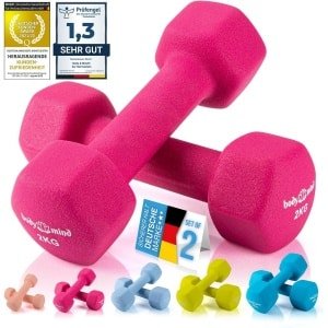 Halters Set van 2 - Neopreen Halters voor Krachttraining Thuis - Veelzijdige Fitness Halter voor Gymnastiek en Aerobics - Zeshoekig Ontwerp - Eenvoudige Opslag