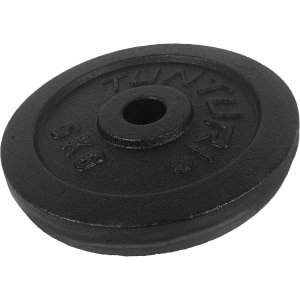 Halterschijf - Halter gewichten - Krachttraining thuis - Gietijzer materiaal - 10 kg - Zwart