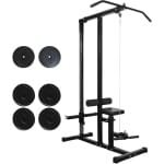 Halterset - Dumbbells - Gewichtenset - Krachttraining - Fitness - Verstelbare Leg Lock - 40 KG Gewichten