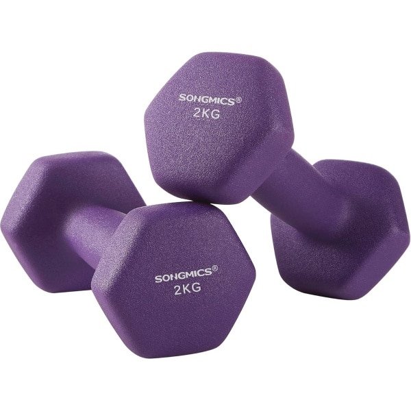 Halterset van 2 voor Krachttraining - Neopreen Coating voor Thuisgebruik