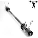 Halterstang 120 cm met Schroefdraad: Rechte Gewichthefstang voor Krachttraining en Fitness Thuis