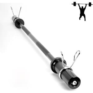 Halterstang 120 cm met Schroefdraad: Rechte Gewichthefstang voor Krachttraining en Fitness Thuis