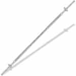 Halther Zware Stang voor Krachttraining - 150 cm | Inclusief Zwarte Klemmen