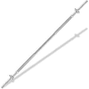 Halther Zware Stang voor Krachttraining - 150 cm | Inclusief Zwarte Klemmen