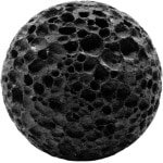 Hand Bal - Grip Versterker - Krachttraining Handen - Textuur voor Grip - 5x5x5 cm - Zwart