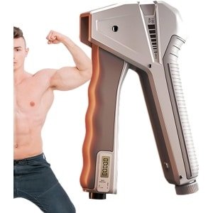 Hand Veertrainer - Grip Krachttrainer - Onderarm Sterkte - Verstelbaar 10-120kg - 16 x 10 cm