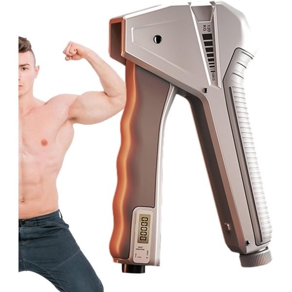 Hand Veertrainer - Grip Krachttrainer - Onderarm Sterkte - Verstelbaar 10-120kg - 16 x 10 cm