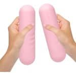 Handgewicht Set - Fitness Halters - Thuis Krachttraining - Gietijzer Siliconen - 2 KG Per Stuk - Roze