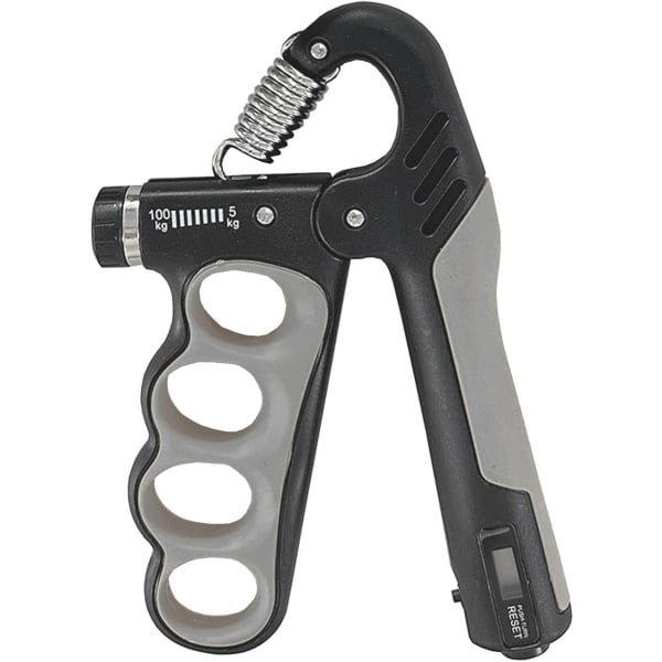 Handgreep Krachttraining - Voorarm Spierversterker - Fitness Revalidatie - Stille Instelbare Weerstand - 20x15x1 cm 20g - Zwart