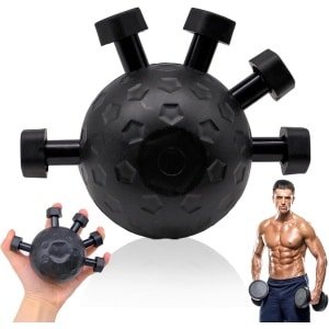 Handgreep Versterker - Vingertrainer Onderarmtrainer - Krachttraining Stressverlichting - Verstelbare Weerstand - 25-45 KG - Zwart