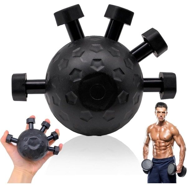 Handgreep Versterker - Vingertrainer Onderarmtrainer - Krachttraining Stressverlichting - Verstelbare Weerstand - 25-45 KG - Zwart