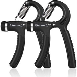 Handtrainer, handtrainingsapparaat, vingertrainer, verstelbaar hand-onderarm, grip trainer met bereik voor krachttraining, fitness van 10 kg - 50 kg