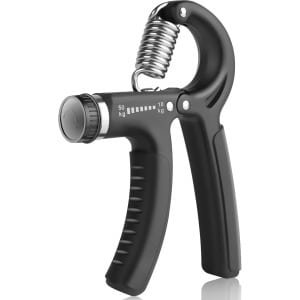 Handtrainer, handtrainingsapparaat, vingertrainer, verstelbaar hand-onderarm, trainingsapparaat, grip trainer met bereik voor krachttraining, fitness van 10 kg - 50 kg