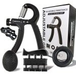 Handtrainer vingertrainer verstelbare hand en vingertrainer onderarm trainingsapparaat - grip trainer fitness voor krachttraining