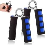 Handtrainers set voor spieropbouw en krachttraining - 2 stuks gripkrachttrainers voor hand- en onderarm - trainingsapparaat met antislip handgreep