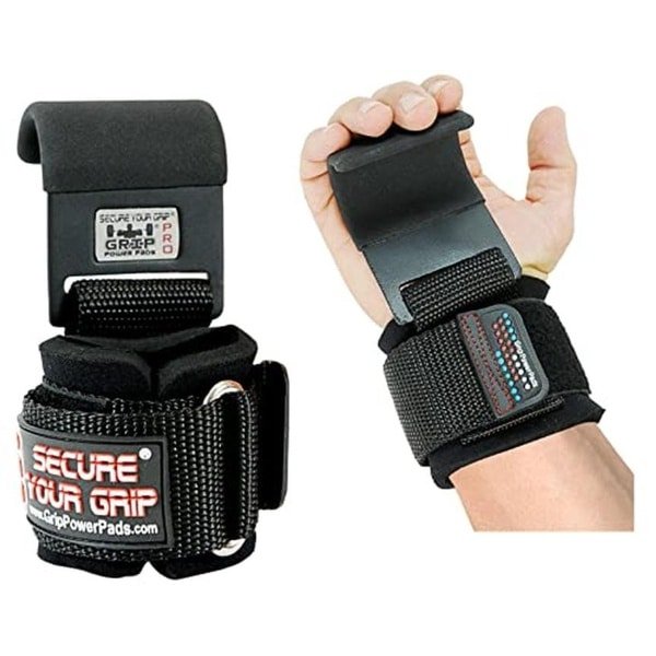 Heavy Duty Gewichtheffen Haken voor Dodelift en Pull Ups - Premium Polsbandjes voor Krachttraining