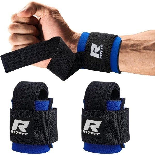 Hijsbanden met Polsbescherming voor Krachttraining en Gewichtheffen