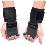 Hijshaken | Hefhulpmiddelen met metalen haken | Geschikt voor zwaar tillen | Geschikt voor hijshaken voor bodybuilding, gewichtheffen, krachttraining en fitness