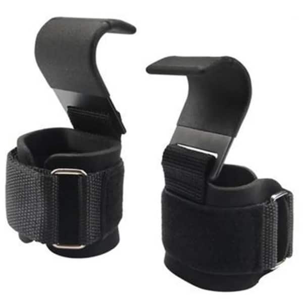 Hijshaken | Hijshulpmiddelen met metalen haken | Geschikt voor zware voorwerpen | Hijshaken geschikt voor bodybuilding, gewichtheffen, krachttraining en fitness.