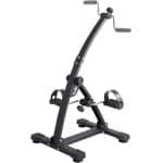 Hometrainer Arm Beenoefenfiets - Mini Fiets Trainer - Thuis Fitness - Verstelbare Weerstand - 93x41x41cm - Zwart