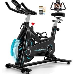 Hometrainer - Binnenfiets - Fitnessfiets - Magnetische Fiets - Ergometer - Geruisloze Magnetische Weerstand - Verstelbaar Zadel & Stuur - Max 160 kg Belastbaar - Verbeterd LCD Display