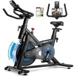 Hometrainer - Ergometer - Fitnessfiets - Spinningfiets - Binnenfiets - Stil Met 18 kg Vliegwiel - Compatibel Met Zwift & Kinomap