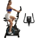 Hometrainer Ergometer - Magnetische Fietstrainer Voor Thuis tot 120 kg - Indoor Fitnessbike met Hartslagmeting