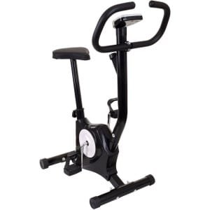 Hometrainer Fiets Zwart - Mechanische Weerstand - Max. Belasting 100 kg