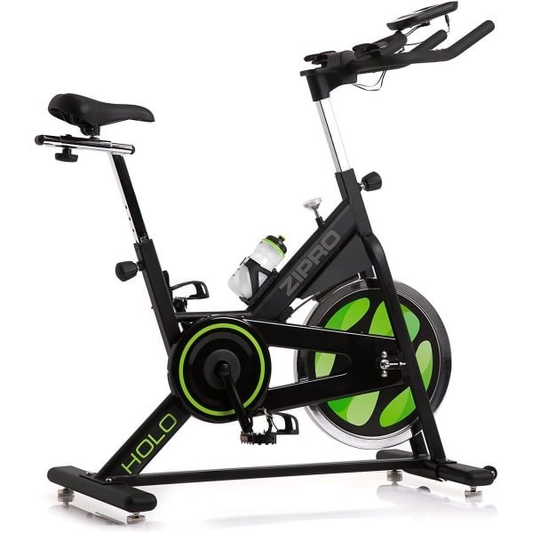 Hometrainer - Fitnessfiets Spinningfiets - Thuis Sporten - Stalen Vliegwiel Kettingaandrijving - 125 x 64 x 126 cm - Zwart