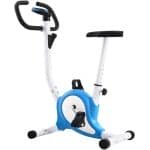 Hometrainer - Fitnessfiets - Trainingsfiets - Indoorfiets - Spinningfiets - Bandweerstand - Verstelbaar Zadel - Blauw - Compact & Stil