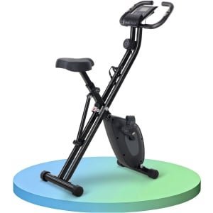 Hometrainer - Stabiele en Comfortabele Fitnessfiets - Ergonomisch & Ultralast - Draagvermogen 130 kg - Elektronisch Display - Waterfleshouder