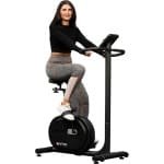 Hometrainer en ergometer met magneetmotor, hartslagmeting, en Bluetooth app voor thuis